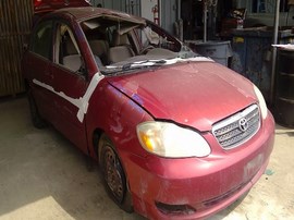 2007 TOYOTA COROLLA, BURGUNDY, 1.8, AT.   Z25182